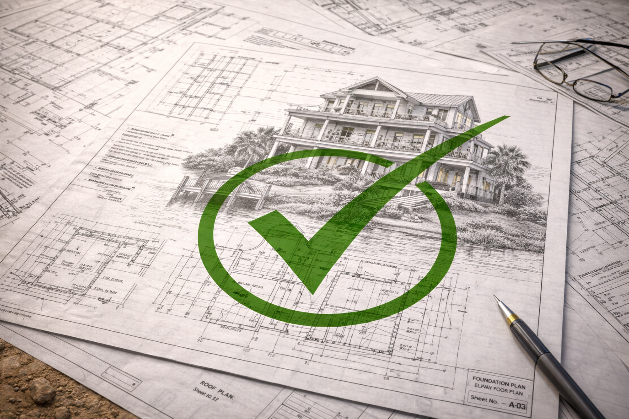 permit ready luxury coastal house plans