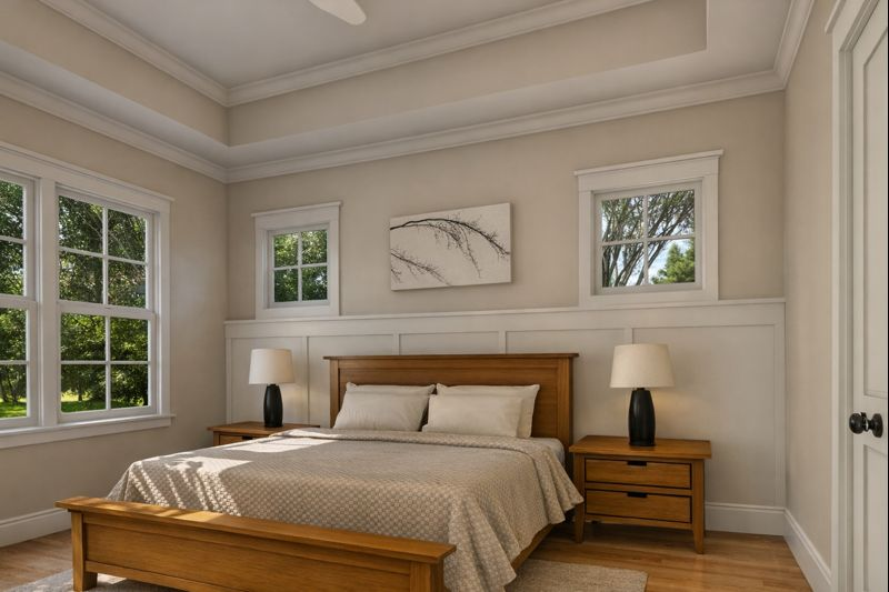 luxury master suite in Brunswick Forrest for retirees